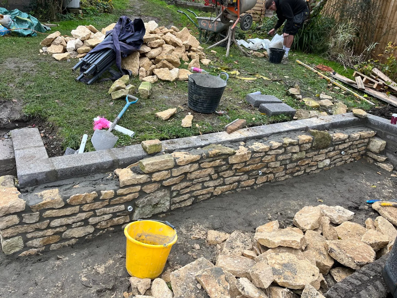 Garden Wall & Landscaping in Bath by Aspect Builds — photo 4 of 7