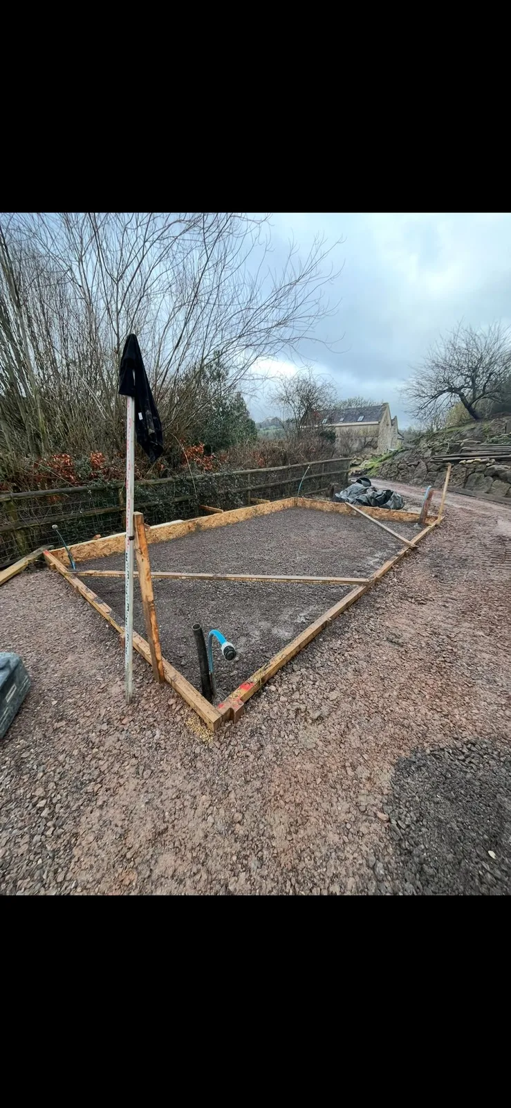 Greenhouse Base Construction in Bath by Aspect Builds — photo 2 of 6