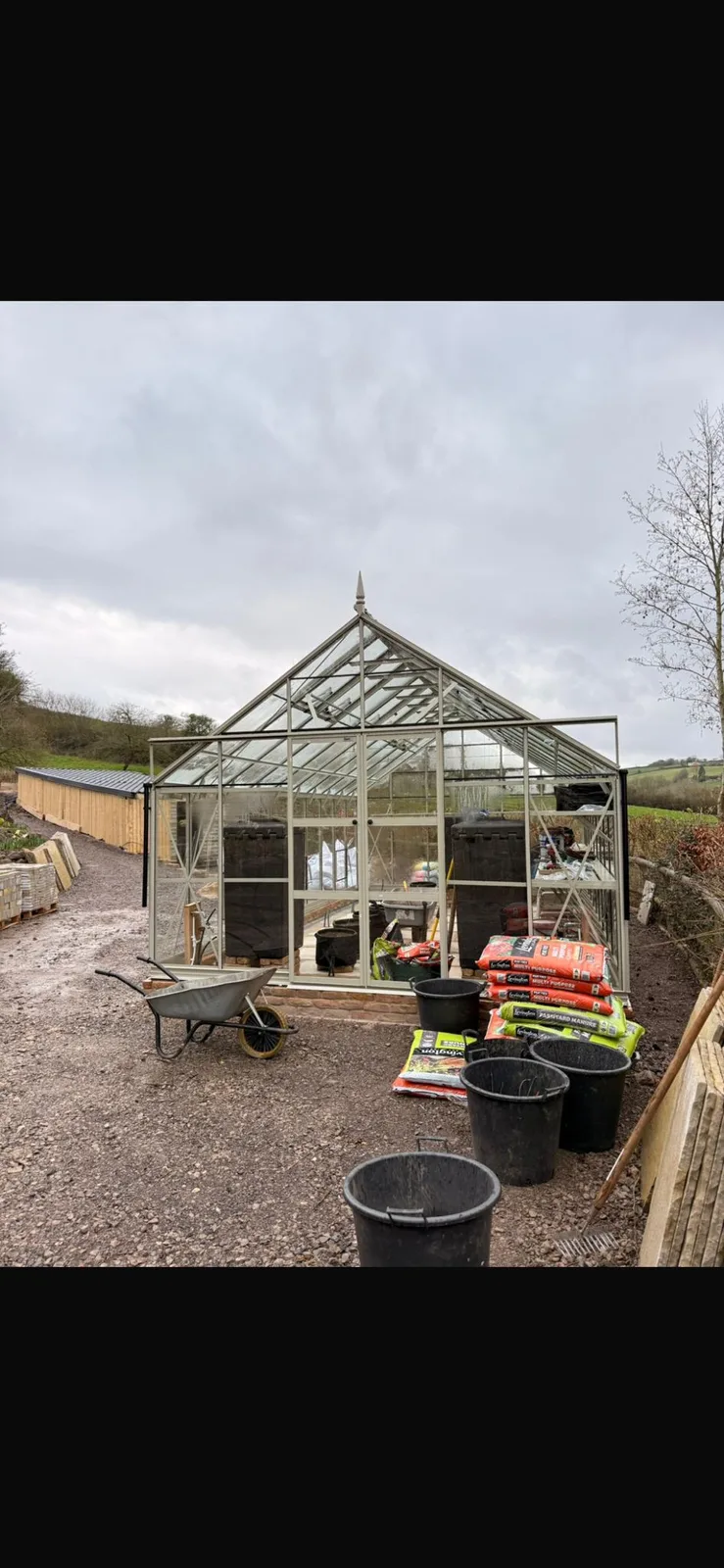 Greenhouse Base Construction in Bath by Aspect Builds — photo 5 of 6