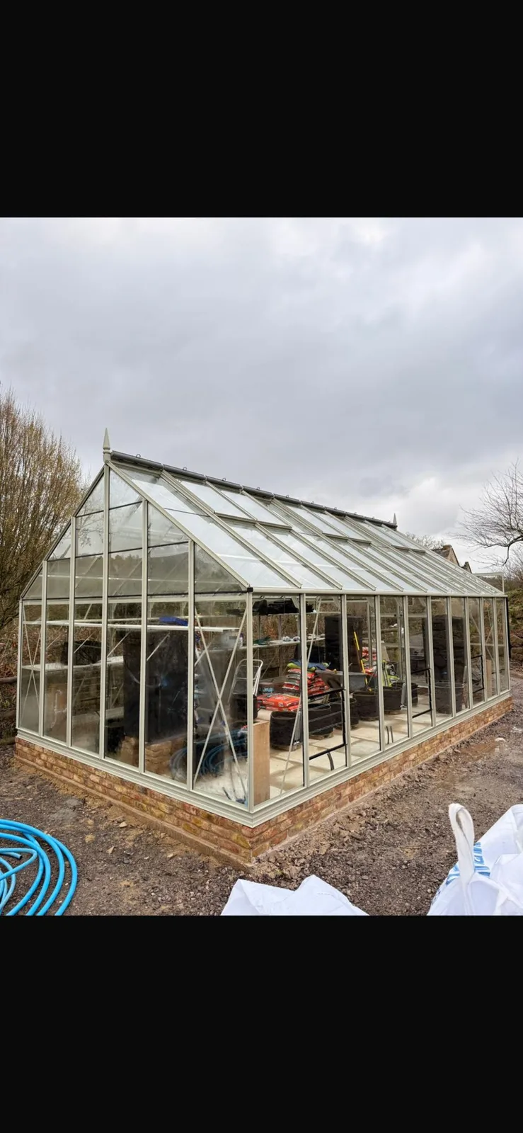 Greenhouse Base Construction in Bath by Aspect Builds — photo 6 of 6
